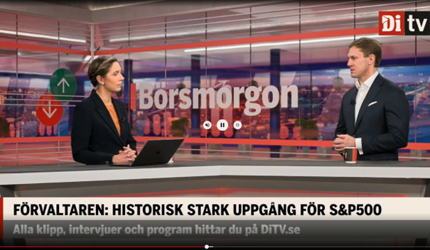 Alexander discusses markets and the U.S. presidential election on Di TV Börsmorgon