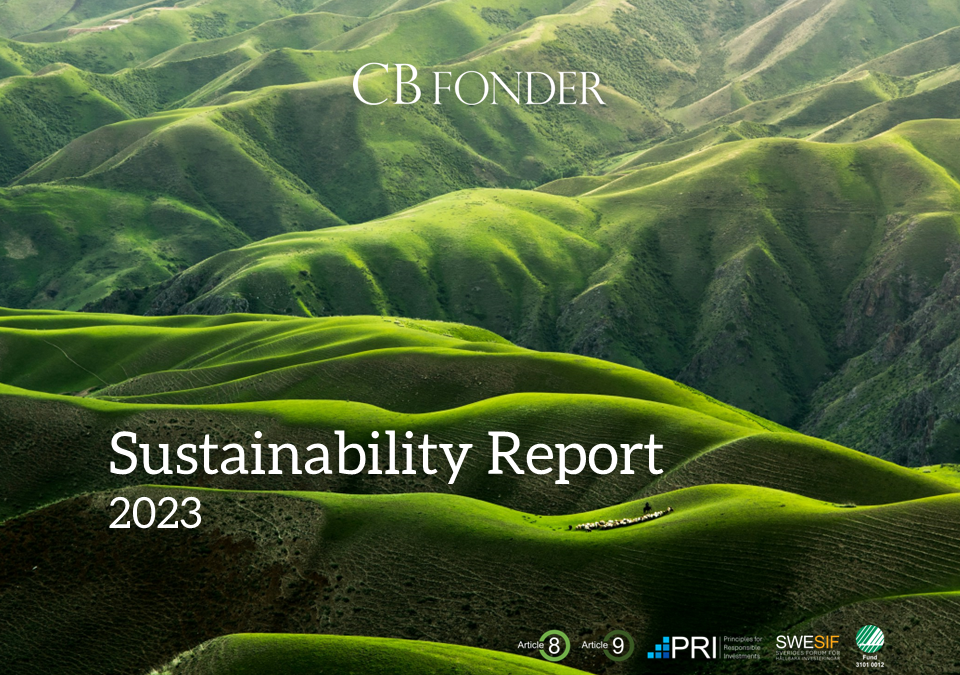 CB Fonders hållbarhetsrapport för 2023 publicerad