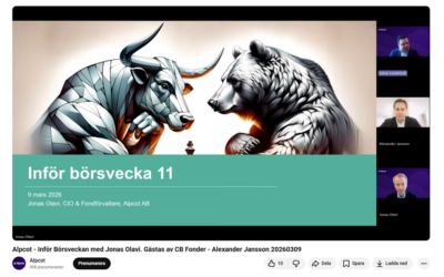 Alexander gästar Alpcot – Inför Börsveckan